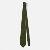 Olive Green Knitted Fabric ネクタイ (正面)