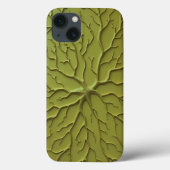 Olive Green Organic Branch iPhone Case Case-Mate iPhoneケース (裏面)