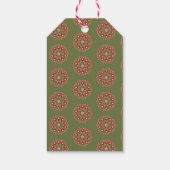Olive green rosemaling  ギフトタグ (裏面)
