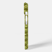 Olive Green Spiral iPhone Case Matte Style Case-Mate iPhoneケース (裏面 / 左)