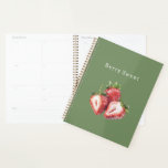 Olive Green Strawberries Berry Sweet プランナー手帳<br><div class="desc">Olive Green Strawberries Berry Sweet</div>
