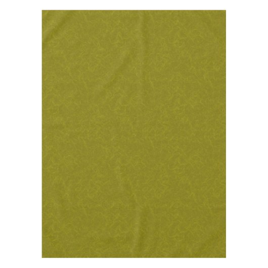 Olive green surface with subtle swirling pattern テーブルクロス (正面)