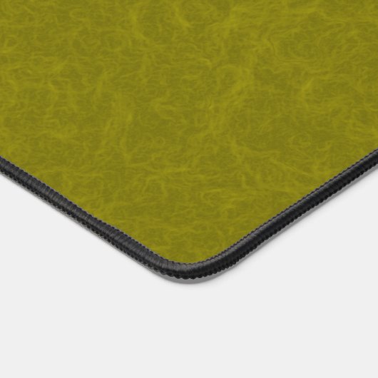 Olive green surface with subtle swirling pattern デスクマット (コーナー)