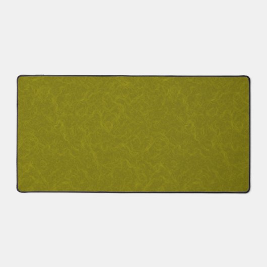 Olive green surface with subtle swirling pattern デスクマット (正面)
