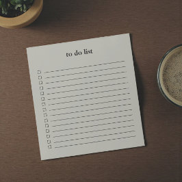 Olive Green To Do List Minimalist Teacher Simple ノートパッド
