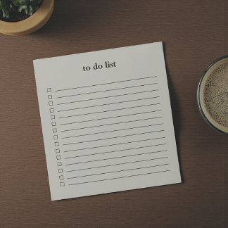 Olive Green To Do List Minimalist Teacher Simple ノートパッド