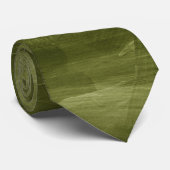 Olive Green Watercolor Custom Necktie ネクタイ (ロール)