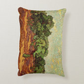 Olive Grove, 淡い色のBlue Sky by Vincent vanゴッホ アクセントクッション (裏面(縦))