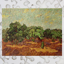 Olive Grove, 淡い色のBlue Sky by Vincent vanゴッホ ジグソーパズル