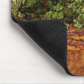 Olive Grove, 淡い色のBlue Sky by Vincent vanゴッホ マウスパッド (コーナー)