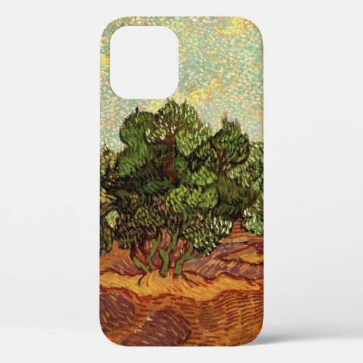 Olive Grove, 淡い色のBlue Sky by Vincent vanゴッホ Case-Mate iPhoneケース (裏面)