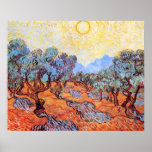 Olive Grove  by Vincent van Gogh ポスター<br><div class="desc">This painting titled, Olive Grove is made by the famous artist, Vincent van Gogh. About Vincent van Gogh Vincent van Gogh saw color as the chief symbol of expression. There is a reason his art connects with the viewers, because van Gogh was determined to give happiness by creating beauty through...</div>