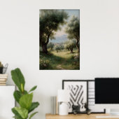 Olive Grove Print, Spring Landscape Digital, 19th ポスター (ホームオフィス)