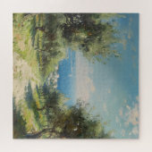 Olive Grove with Coastal Village and Sea ジグソーパズル (横)