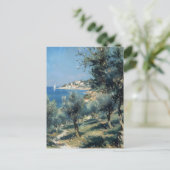 Olive Grove with Coastal Village and Sea ポストカード (スタンド正面)