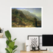 Olive Groves at Varena, Lake Como, Italy, 1861 (o ポスター (ホームオフィス)