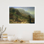 Olive Groves at Varena, Lake Como, Italy, 1861 (o ポスター (キッチン)