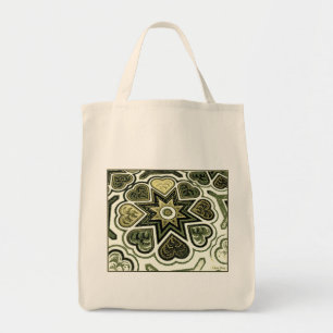 Olive Hearts Canvas Grocery Tote Bag トートバッグ