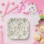 Olive & Lantern Islamic Party Plates ペーパープレート (パーティー)