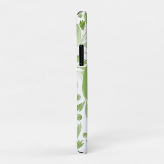 Olive Leaves Initial iPhone Case  Case-Mate iPhoneケース (裏面/右)