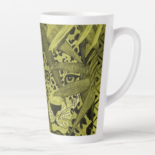 Olive Leopard  カフェラテマグ (右)