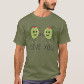 Olive Love Tシャツ (正面)