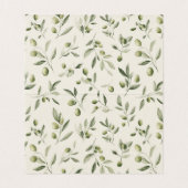 Olive Martini Old Money Striped Place Cards (内部フラット)