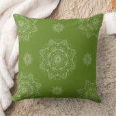 Olive  minimalist  Pattern  square  Pillow  Design クッション (ブランケット)