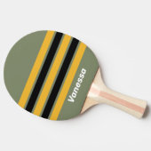 Olive Nightlight Across Striping with Name 卓球ラケット (横)