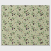 Olive Patterned Wrapping Paper ラッピングペーパー (フラット)