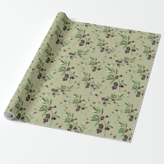 Olive Patterned Wrapping Paper ラッピングペーパー