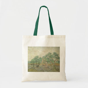 Olive Picking by Vincent vanゴッホ, ヴィンテージアート トートバッグ