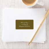 Olive Rococo Return Address Label ラベル (インサイチュ)