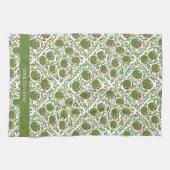 Olive Rustic Farmhouse French Country キッチンタオル (横)