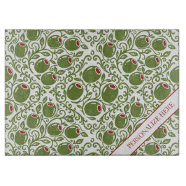 Olive Rustic Farmhouse French Country Recipe カッティングボード