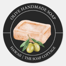 Olive Soap label