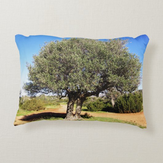 Olive Tree アクセントクッション (裏面)