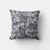 Olive tree - dark blue クッション (正面)