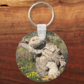 Olive Tree in Yoga Position  キーホルダー (正面)