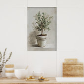 Olive Tree Print, Spring Landscape Digital, 19th ポスター (キッチン)