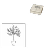 Olive tree rubber stamp ラバースタンプ (押印)