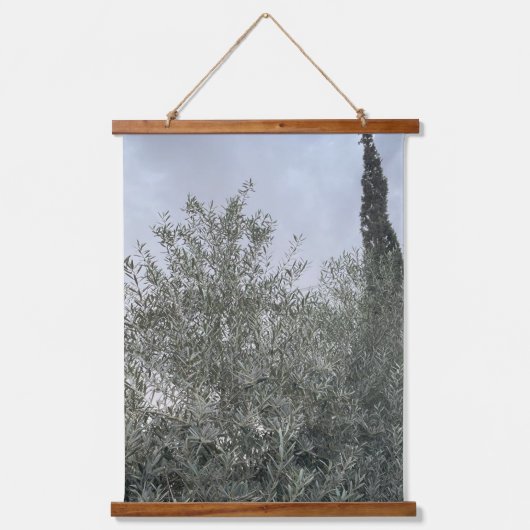 Olive Tree Wall Tapestry – Rustic 26×36″ Hanging H 吊り下げ型タペストリー (正面)