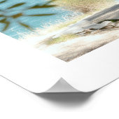 Olive trees and Ionian sea, Kassiopi, Corfu island ポスター (角)