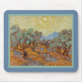 Olive Trees Vincent Van Gogh Impressionism Replica マウスパッド (正面)
