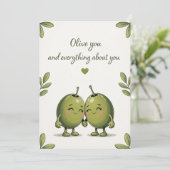 Olive You Card 招待状 (スタンド正面)