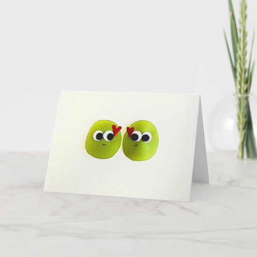 Olive You Greeting Card カード (正面)