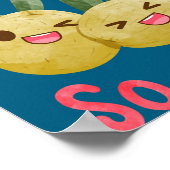 Olive You So Much Funny Food Pun Baby ポスター (角)