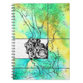 Olivenbaum Tuschezeichnung ノートブック (正面)