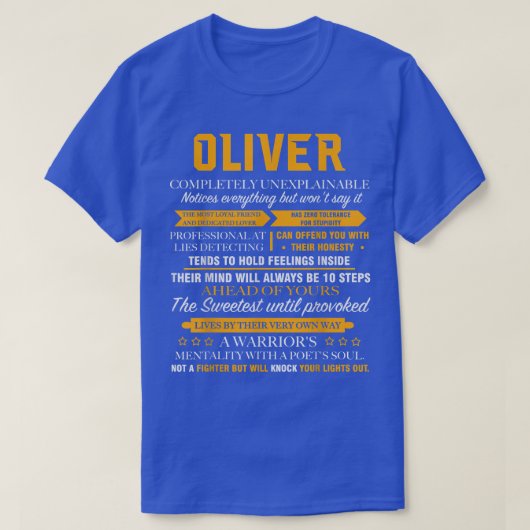 OLIVER完全に不評な家族のクリスマス Tシャツ (デザイン正面)