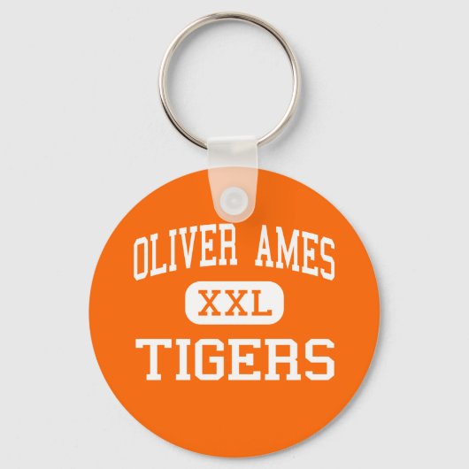 Oliver Ames – タイガース – シニア – ノースイーストン キーホルダー (正面)